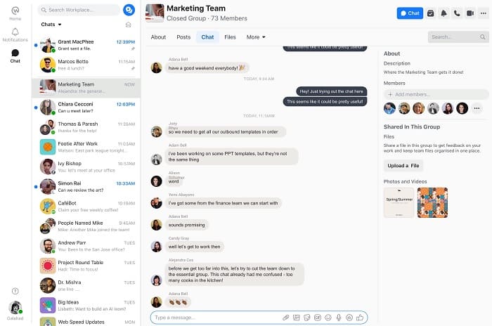 workplace facebook